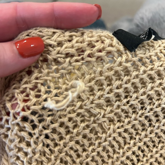 Black label Ralph Lauren crochet top size large - Picture 6 of 7